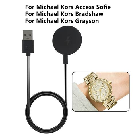 michael kors watch charger|michael kors grayson smartwatch charger.